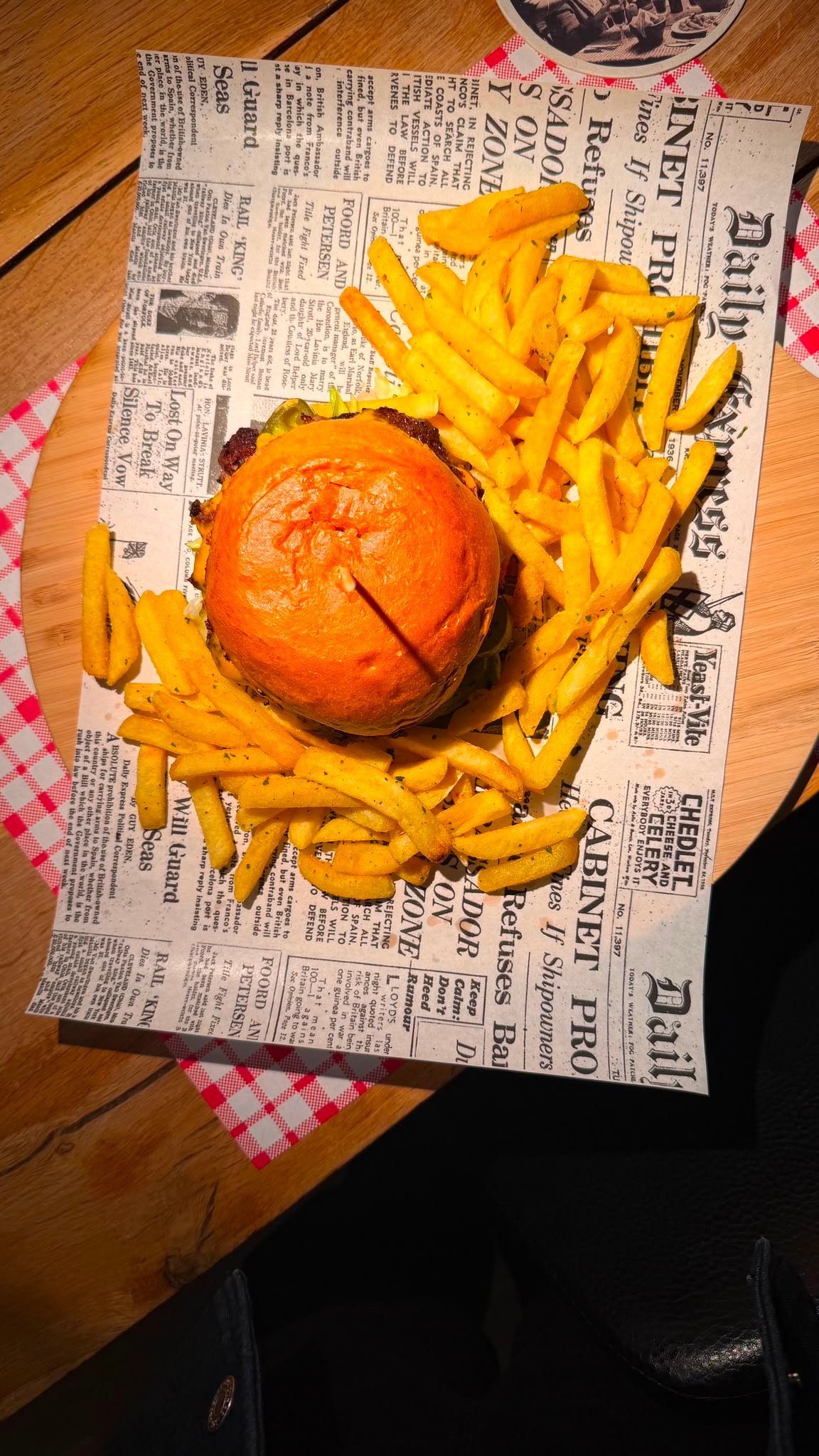 Terrasse von Burgers & Shakes